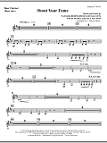 Shout Your Fame - Bass Clarinet (sub. dbl bass)