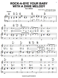 Rock-A-Bye Your Baby With A Dixie Melody