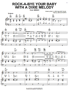 Rock-A-Bye Your Baby With A Dixie Melody 