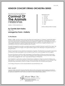 Carnival of the Animals - Full Score 
