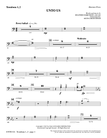 Unto Us - Trombone 1 & 2 