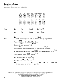 Song For A Friend 