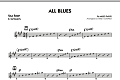 All Blues - Eb Solo Sheet