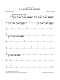 La Sopa de Isabel - Optional Percussion