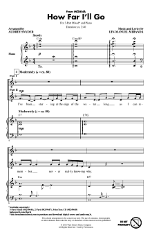 How Far I'll Go (from Moana) (arr. Audrey Snyder) 