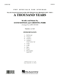 A Thousand Years - Conductor Score (Full Score)