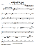 A Child This Day - Violin 1