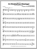 An Elizabethan Madrigal (Now Is The Month Of Maying) - Violin 1