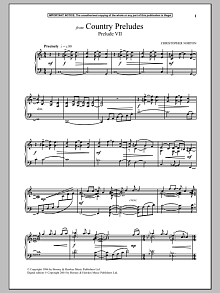 Country Preludes, Prelude VII 