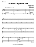 Let Your Kingdom Come - Percussion