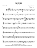 March, Op. 99 - F Horn 3