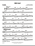 Red Clay - Bb Solo Sheet