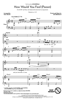 How Would You Feel (Paean) (arr. Mac Huff) 