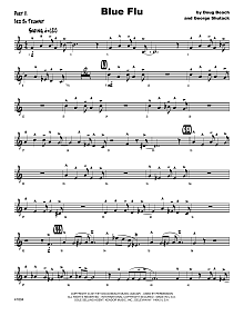Blue Flu - 3rd Bb Trumpet 