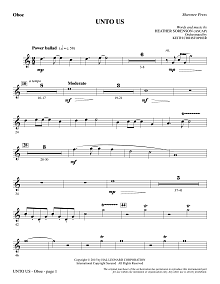 Unto Us - Oboe 