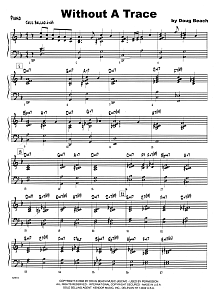 Without A Trace - Piano 