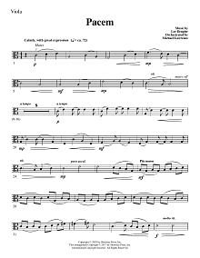 Pacem - Viola 
