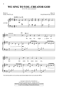 We Sing To You, Creator God