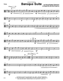 Baroque Suite - Viola 
