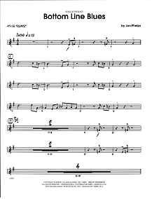 Bottom Line Blues - 4th Bb Trumpet 