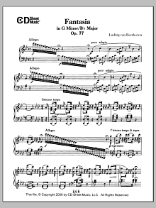 Fantasia In G Minor/B-flat Major, Op. 77 
