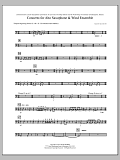 Concerto For Alto Saxophone And Wind Ensemble - Timpani