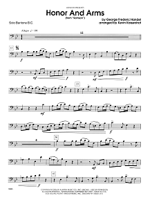 Honor And Arms (from "Samson") - Baritone B.C. 