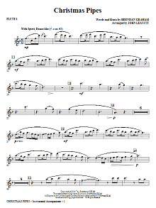 Christmas Pipes - Flute 1 