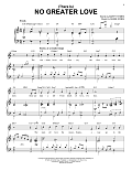 (There Is) No Greater Love [Jazz version] (arr. Brent Edstrom)