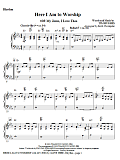 Here I Am To Worship with My Jesus, I Love Thee - Rhythm