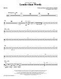 Louder Than Words (from tick, tick... BOOM!) (arr. Mac Huff) - Drums