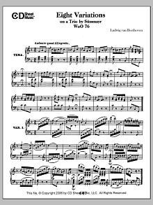 Variations (8) On A Trio By Sussmayr, Woo 76 