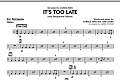 It's Too Late (Alto Saxophone Feature) - Aux Percussion