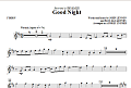 Good Night - F Horn