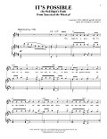 It's Possible (In McElligot's Pool) [Solo version] (from Seussical The Musical)