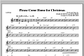 Please Come Home for Christmas (arr. Mark Brymer) - Guitar