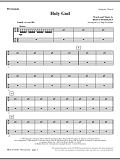 Holy God - Percussion