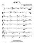 Who Are You (arr. Alan Billingsley) - Guitar