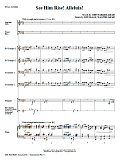 See Him Rise! Alleluia! - Full Score