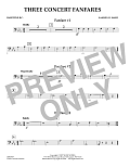 Three Concert Fanfares - Baritone B.C.