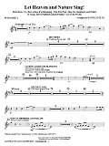Let Heaven And Nature Sing! - Bb Trumpet 1