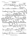 October - Percussion 1