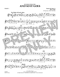 And So It Goes - Violin 1