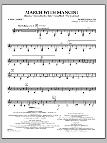 March With Mancini - Bb Bass Clarinet 