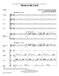 Shout to the Lord - Full Score