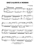 She's Always A Woman [Classical version] (arr. David Pearl)