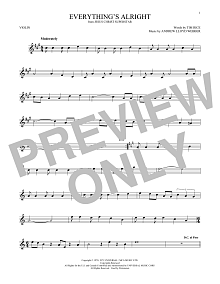 Everything's Alright (from Jesus Christ Superstar) 