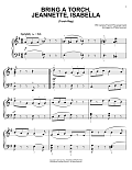 Bring A Torch, Jeannette, Isabella [Ragtime version] (arr. Phillip Keveren)