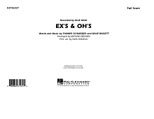 Ex's & Oh's - Conductor Score (Full Score) 