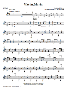 Mayim, Mayim - Guitar 